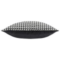 Black - Side - Furn Marttel Jacquard Geometric Cushion Cover