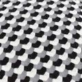 Black - Lifestyle - Furn Marttel Jacquard Geometric Cushion Cover
