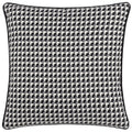 Black - Front - Furn Marttel Jacquard Geometric Cushion Cover