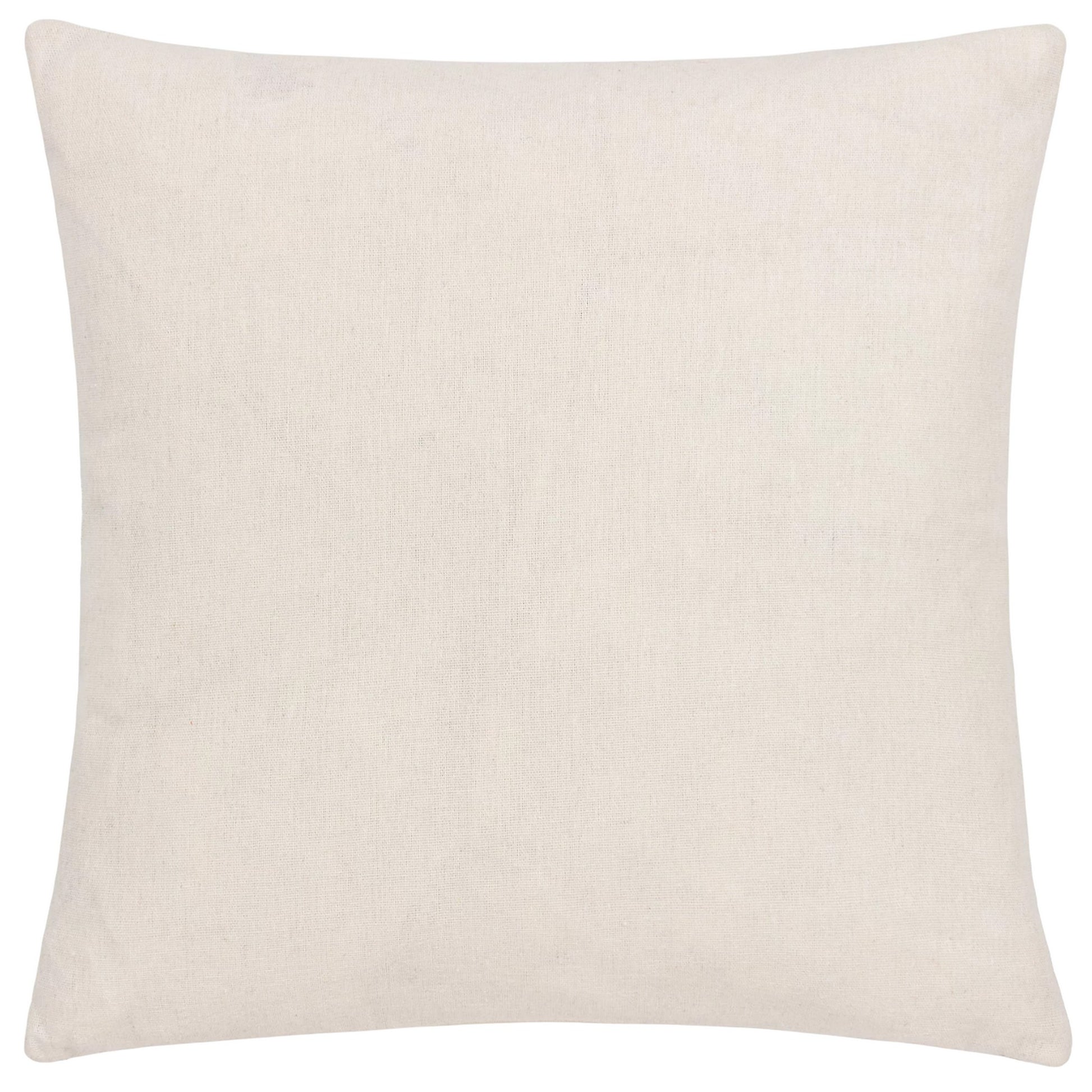Ecru - Back - Hoem Lauder Jacquard Cushion Cover