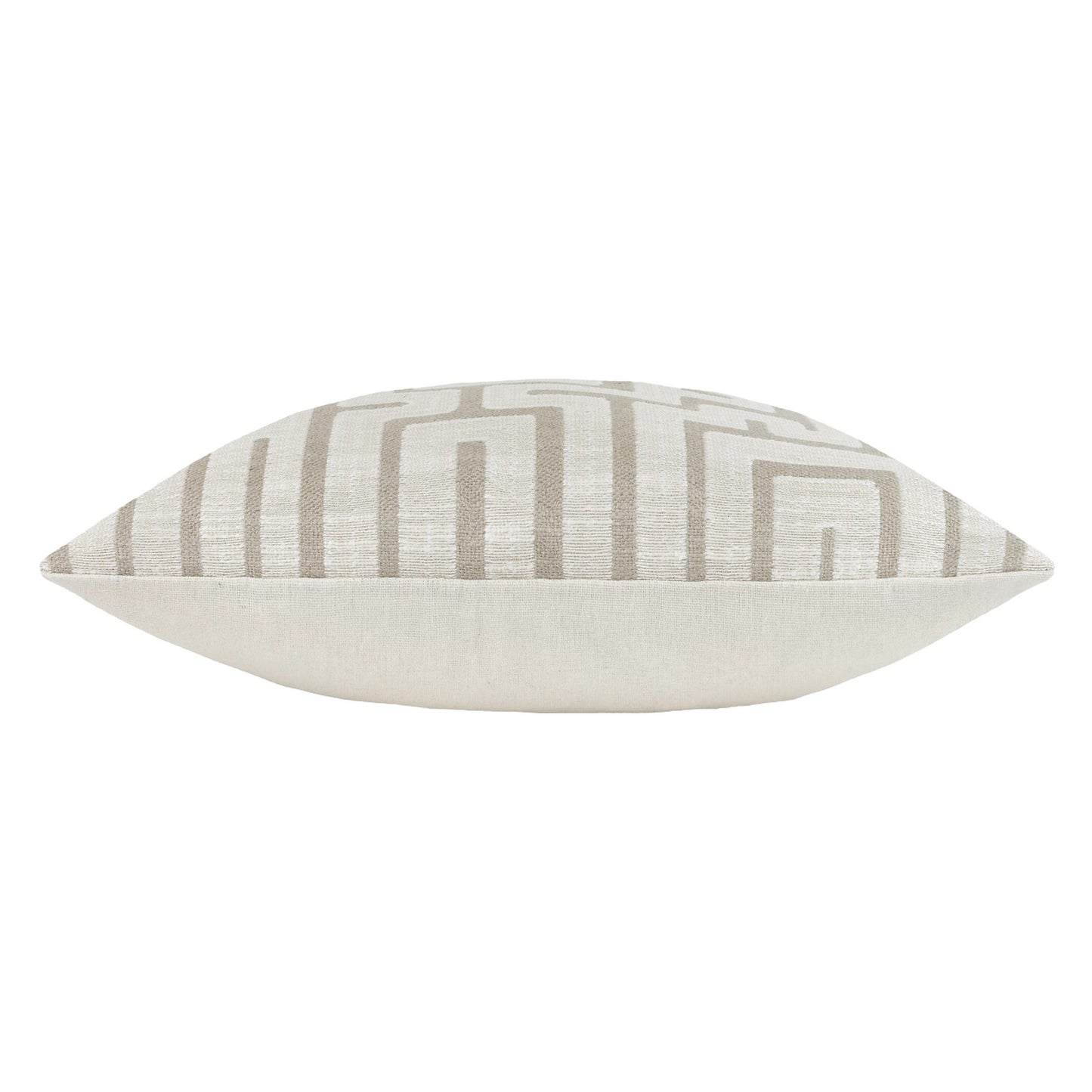 Ecru - Side - Hoem Lauder Jacquard Cushion Cover