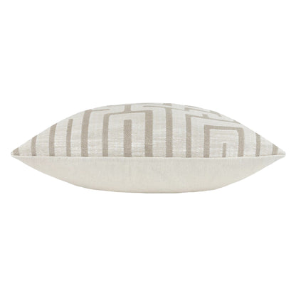 Ecru - Side - Hoem Lauder Jacquard Cushion Cover
