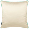 Ivory - Back - Paoletti Carnaby Satin Chain Geometric Cushion Cover