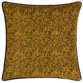 Gold - Front - Paoletti Chenille Piped Cushion Cover