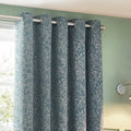 Wedgewood - Side - Wylder Nature Grantley Jacquard Eyelet Curtains