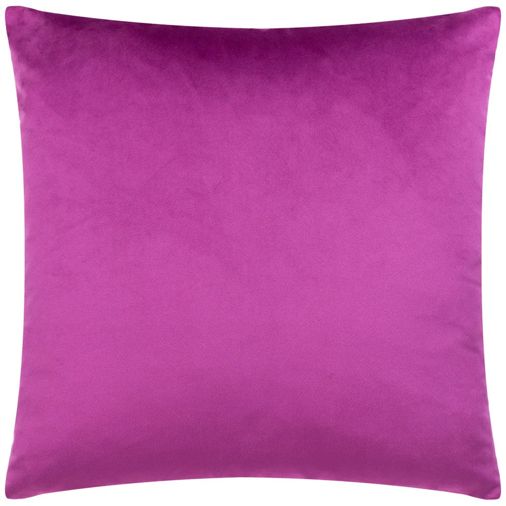 Multicoloured - Back - Heya Home Faux-Velvet Cushion Cover