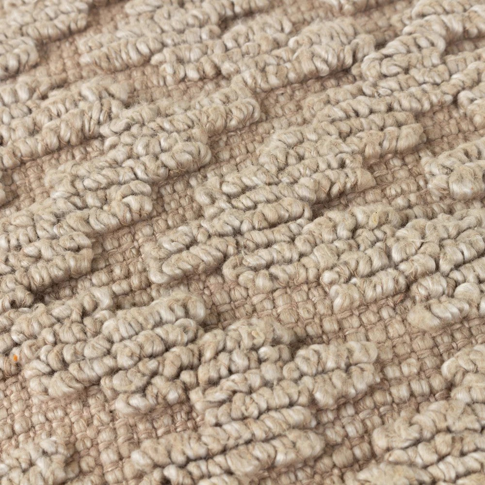 Taupe - Lifestyle - Yard Calvay Chunky Textured Cushion Cover