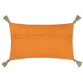 Yellow - Back - Wylder Charais Tassel Floral Cushion Cover