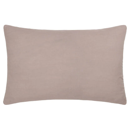 Taupe - Back - Paoletti Rennes Embroidered Cushion Cover