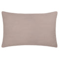 Taupe - Back - Paoletti Rennes Embroidered Cushion Cover