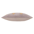 Taupe - Side - Paoletti Rennes Embroidered Cushion Cover