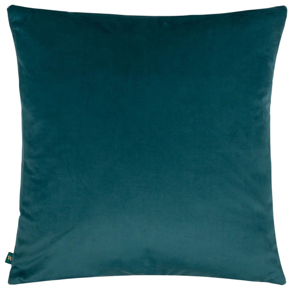 Teal - Back - Wylder Ebon Wilds Sekua Cushion Cover