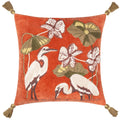 Coral - Front - Wylder Kushiro Embroidered Cushion Cover