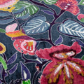 Multicoloured - Lifestyle - Wylder Glorine Velvet Piped Cushion Cover