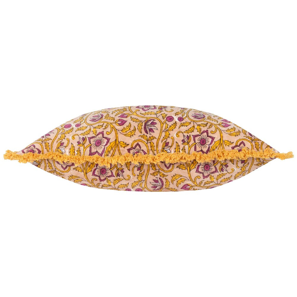 Shell - Back - Paoletti Cotton Velvet Filigree Cushion Cover