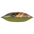 Green - Side - Wylder Kali Piped Foliage Cushion Cover