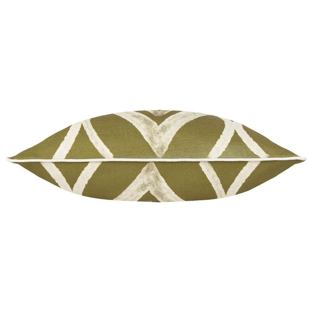 Moss - Back - Wylder Cape Ikat Reversible Cushion Cover