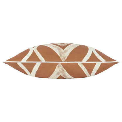 Rust - Back - Wylder Cape Ikat Reversible Cushion Cover