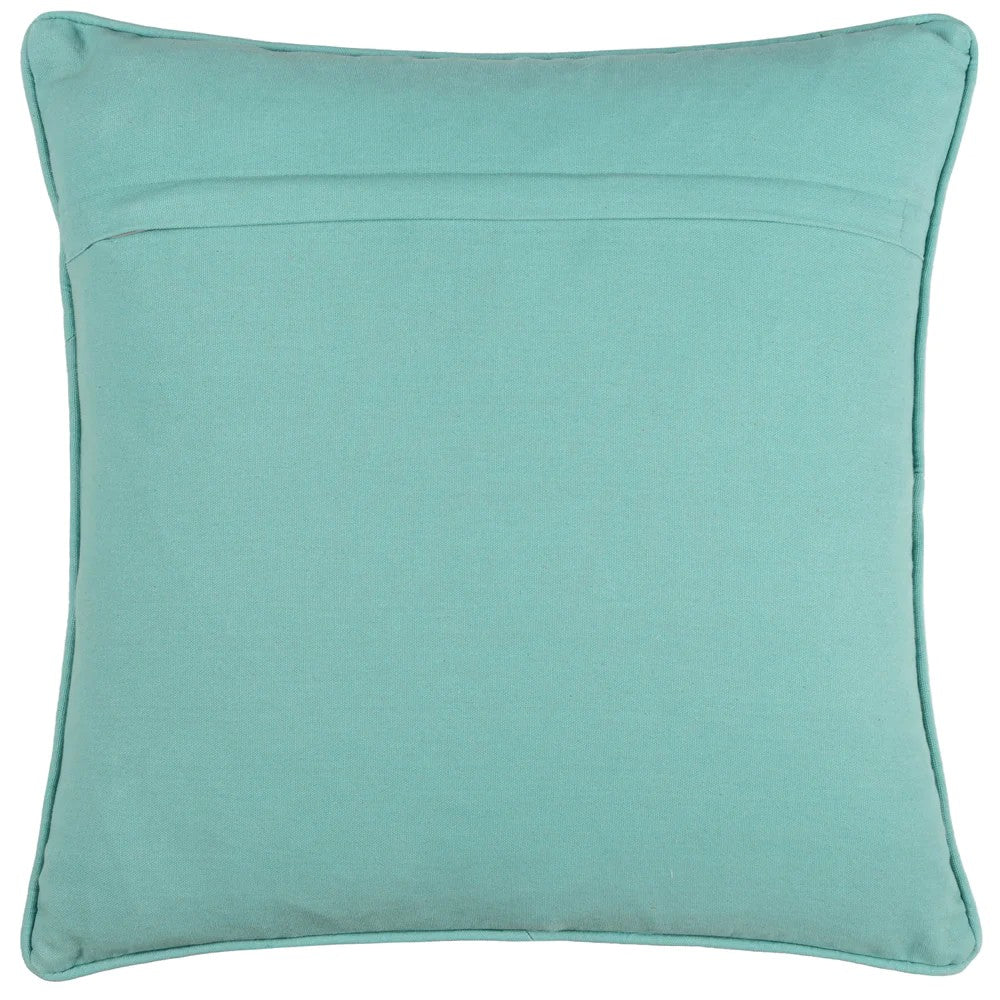Gold - Back - Wylder Tropics Tigerscope Piped Velvet Cushion Cover