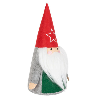 Multicoloured - Side - Furn Scandi Festive Santa Claus Doorstop