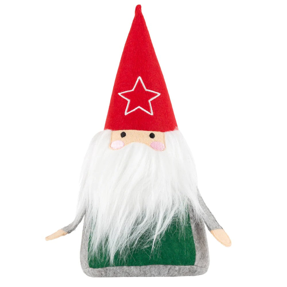 Multicoloured - Front - Furn Scandi Festive Santa Claus Doorstop