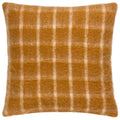 Ginger - Front - Yard Yarrow Faux Mohair Checked Cushion Cover