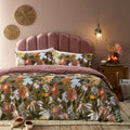 Multicoloured - Front - Furn Asterea Floral Duvet Cover Set