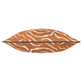 Rust - Back - Wylder Tropics Jurong Chenille Tiger Print Cushion Cover