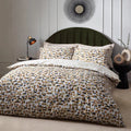 Toffee - Front - Hoem City Cotton Abstract Duvet Cover Set