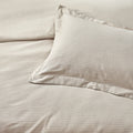 Linen - Back - Yard Waffle Textured Duvet Cover Set