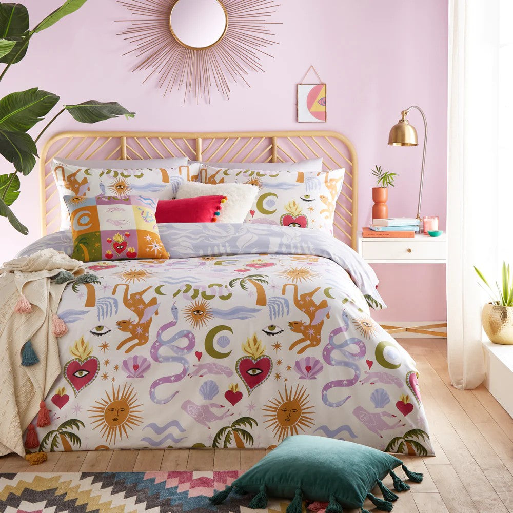 Multicoloured - Lifestyle - Furn Alchemy Abstract Duvet Cover Set