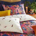 Magenta - Side - Furn Eivissa Abstract Duvet Cover Set