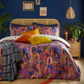 Magenta - Lifestyle - Furn Eivissa Abstract Duvet Cover Set