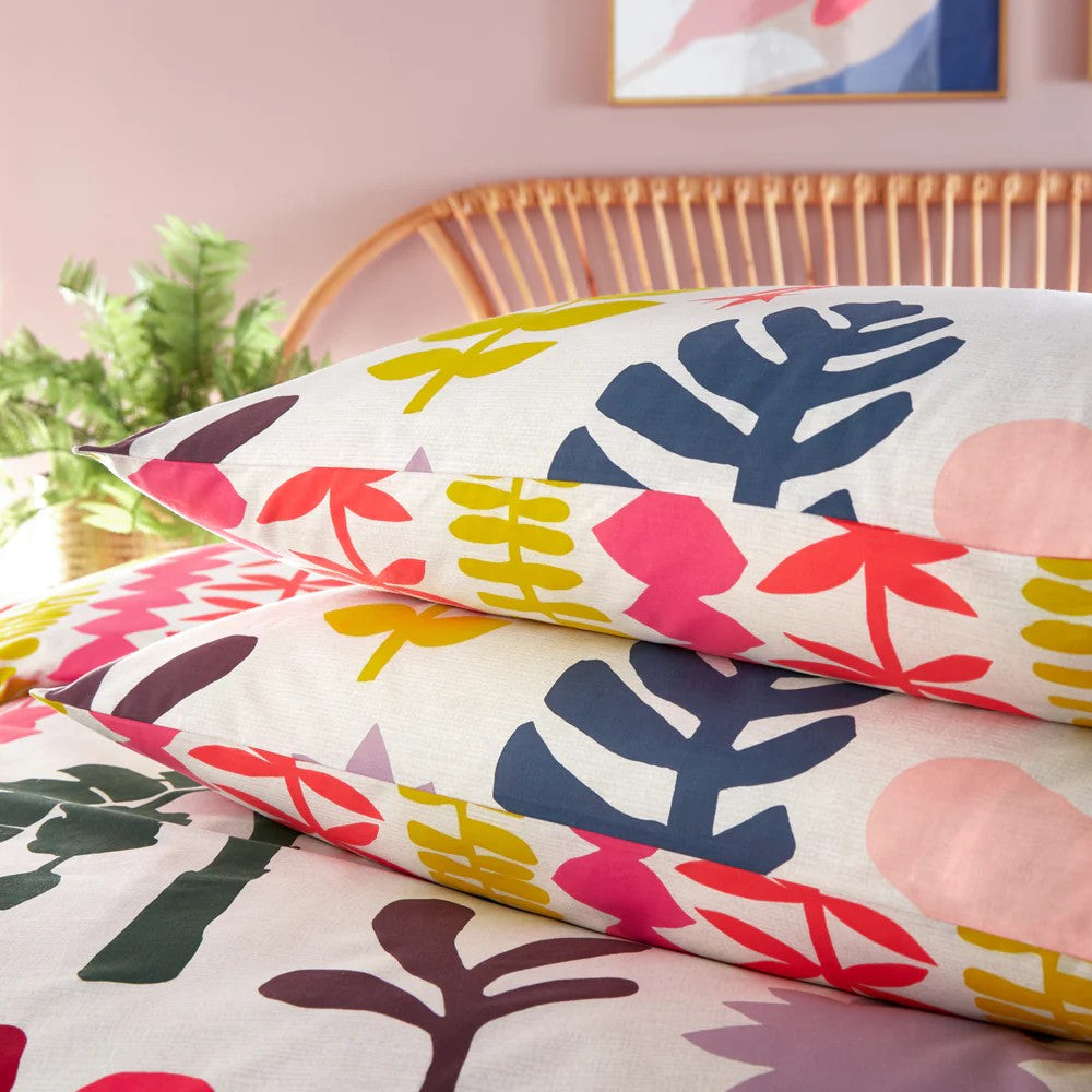 Multicoloured - Back - Furn Marula Tropical Duvet Cover Set