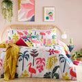 Multicoloured - Lifestyle - Furn Marula Tropical Duvet Cover Set