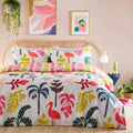 Multicoloured - Front - Furn Marula Tropical Duvet Cover Set