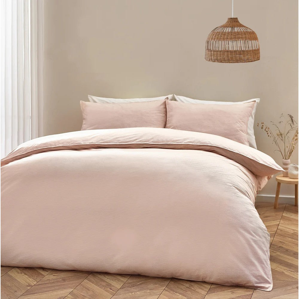 Baked Earth - Front - Yard Heaton Cotton Stripe Duvet Cover Set