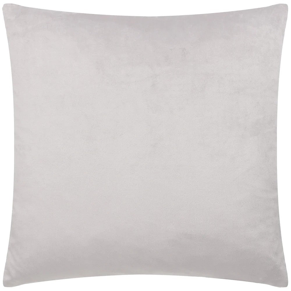 Grey-Black - Back - Heya Home Connie Jacquard Checked Cushion Cover
