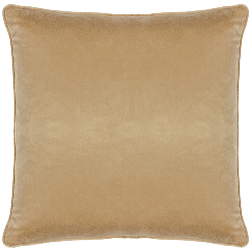 Natural-Green - Back - Wylder Manor Piped Hare Cushion Cover