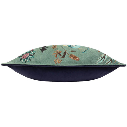 Teal - Lifestyle - Wylder Holland Park Peacock Cushion Cover