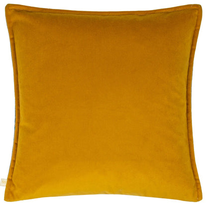 Saffron - Back - Wylder Holland Park Peacock Cushion Cover