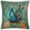 Teal - Front - Wylder Holland Park Peacock Cushion Cover