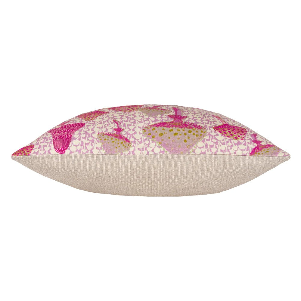 Lilac - Side - Furn Abstract Mushrooms Cushion Cover