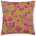 Purple - Front - Furn Abstract Mushrooms Cushion Cover