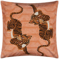 Coral - Front - Furn Tibetan Tiger Outdoor Cushion Cover