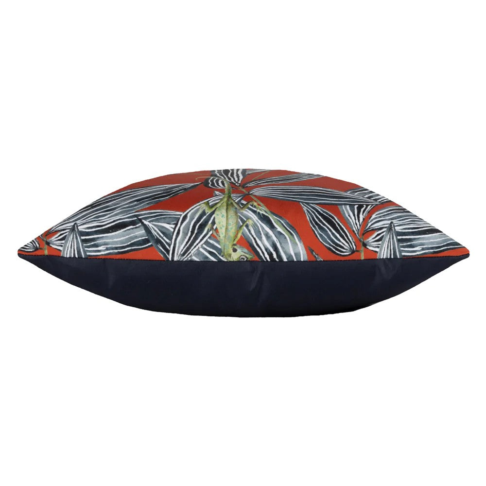 Cinnamon - Side - Wylder Ebon Wilds Zuri Printed Outdoor Cushion Cover