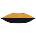 Gold-Black - Side - Furn Inked Wild Piped Velvet Cushion Cover
