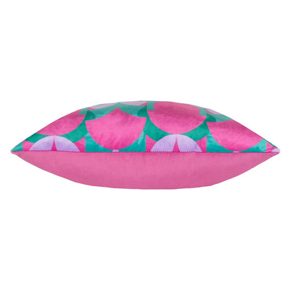 Pink-Jade - Side - Heya Home Raeya Art Deco Cushion Cover