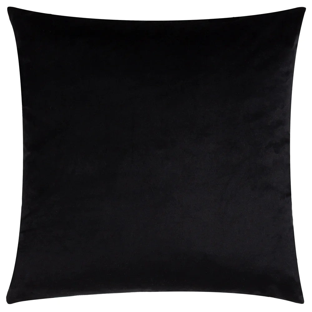 Peach-Black - Back - Heya Home Raeya Art Deco Cushion Cover