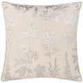 Natural - Front - Wylder Sophia New Floral Jacquard Cushion Cover